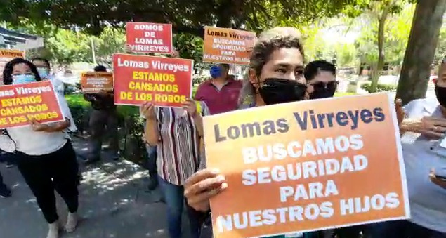 Manifestación, PalacioMunicipal , LomasVirreyes